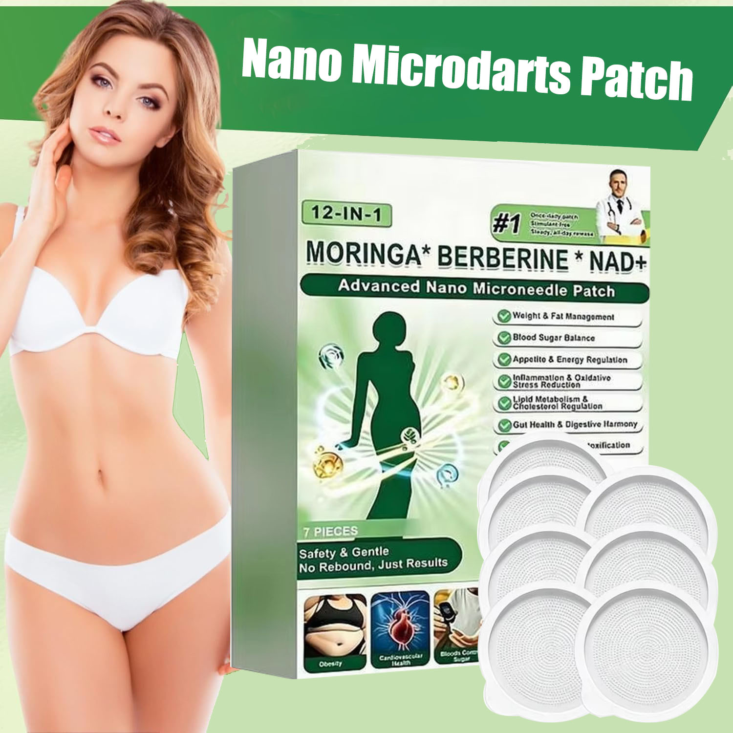 Xbody Health & Wellness - Zaawansowane nano-mikronaklejki z berberynem X i