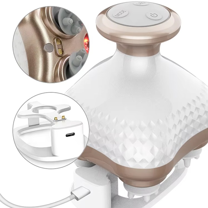 Scalp Massager Electric - Przenośny Elektryczny Masażer do Głowy IPX7