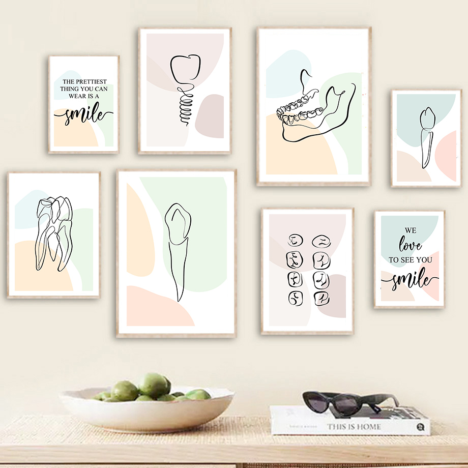 Health & Wellness Pay - 1 szt. Abstrakcyjny obraz na płótnie