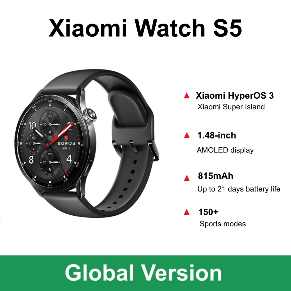 Xbody Health & Wellness - Globalna Wersja Xiaomi Watch S5 Smartwatch