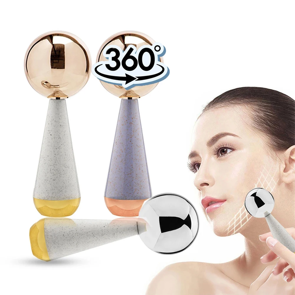 Ice Roller Face Cold - Kule lodowe do twarzy 360° Obrotowe,