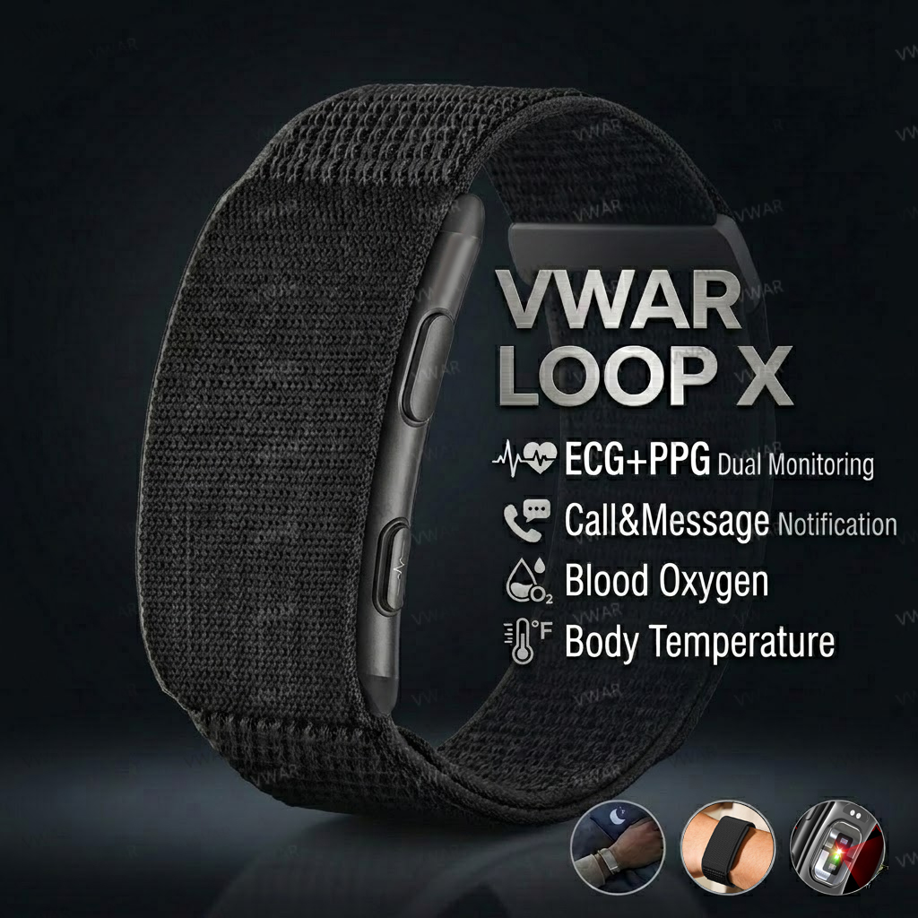 Xbody Health & Wellness - VWAR LOOP X ECG Inteligentna Bransoletka