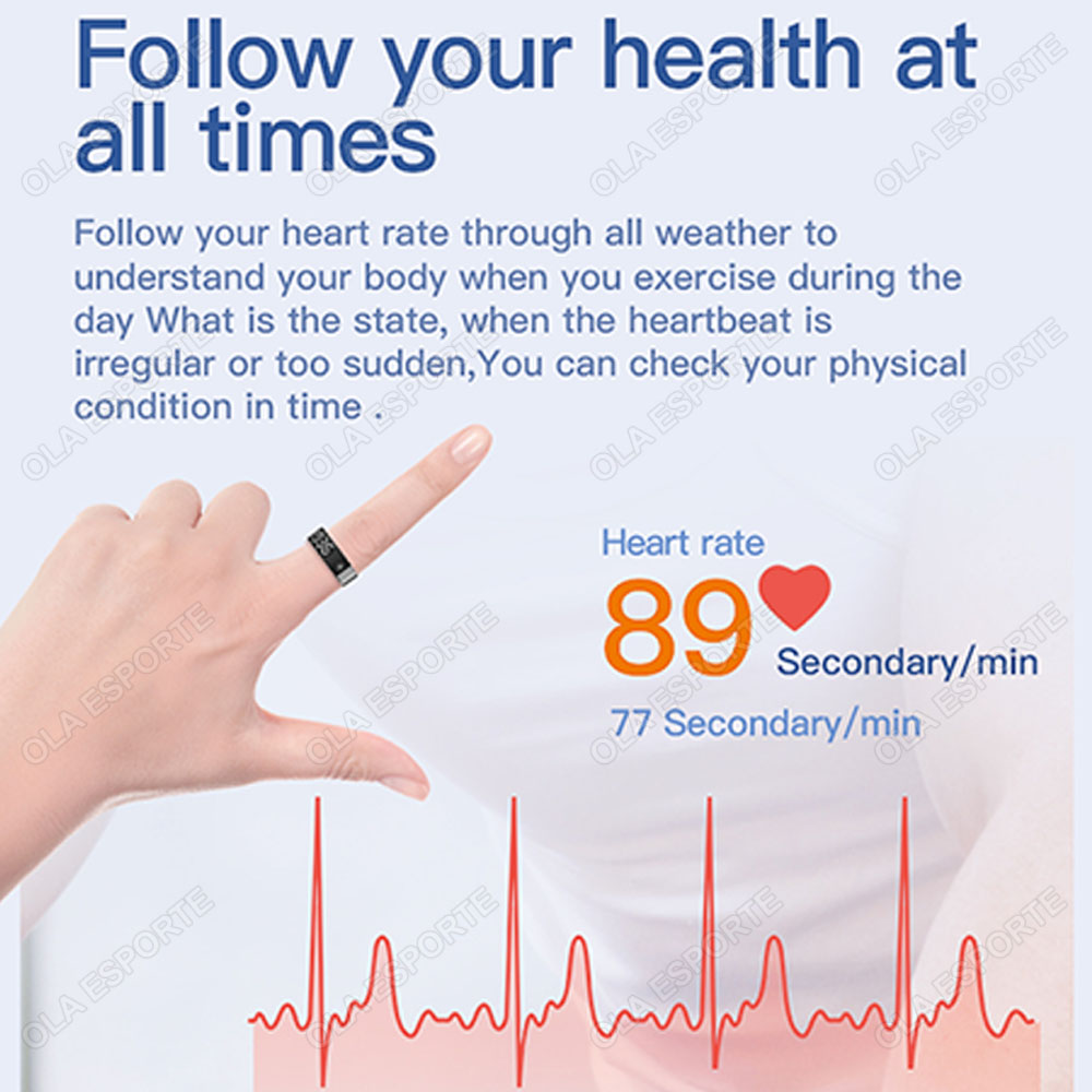 Inteligentny pierścień SR08 z  – Blood Oxygen Monitor recenzja i cena