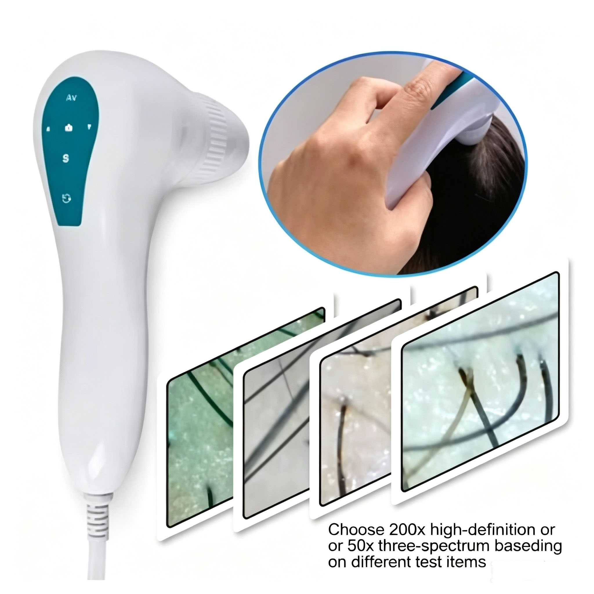 Detektor mieszek włosowych na  – Scalp Massager Electric recenzja i cena
