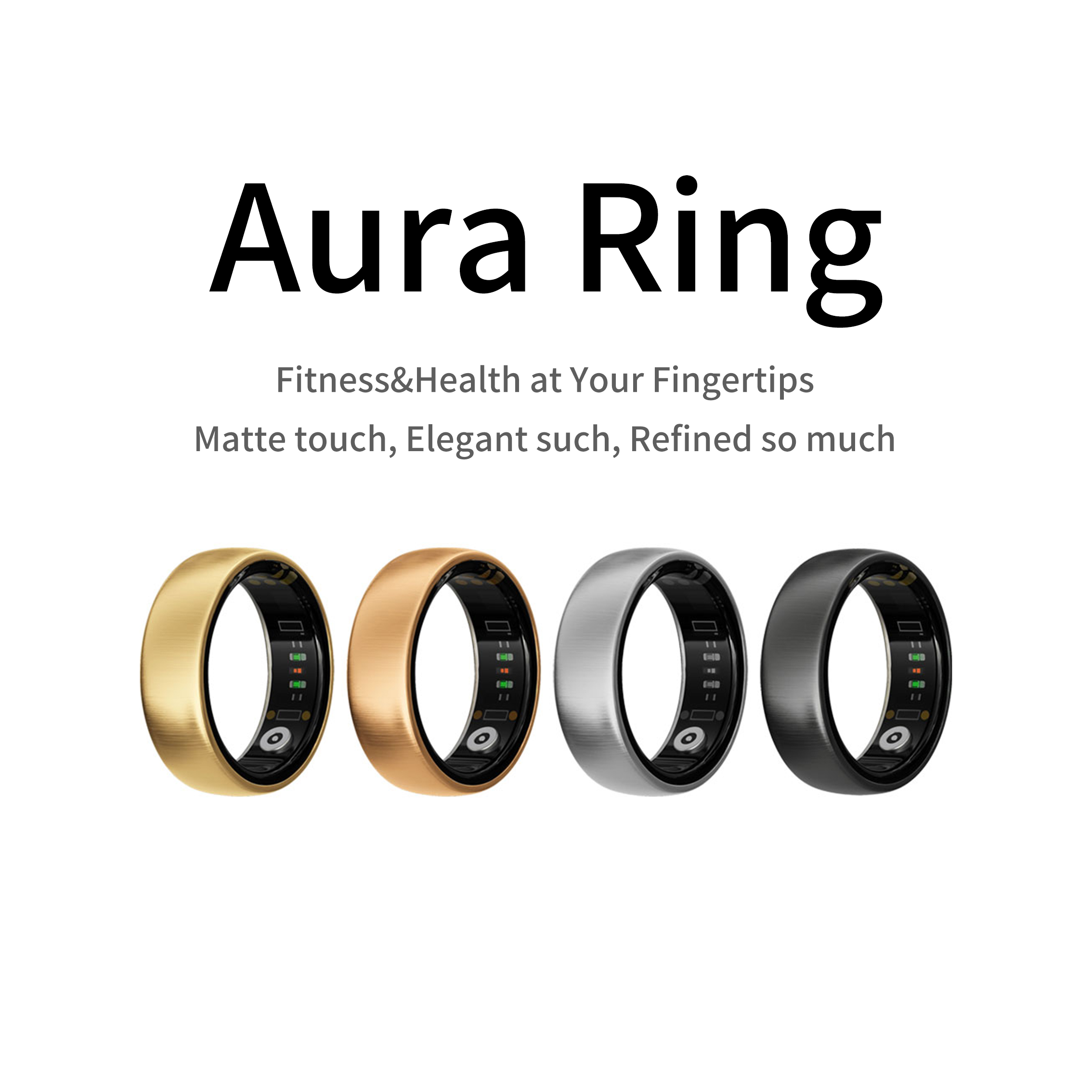 AURA Matt Smart Ring Fitness S – Blood Oxygen Monitor recenzja i cena