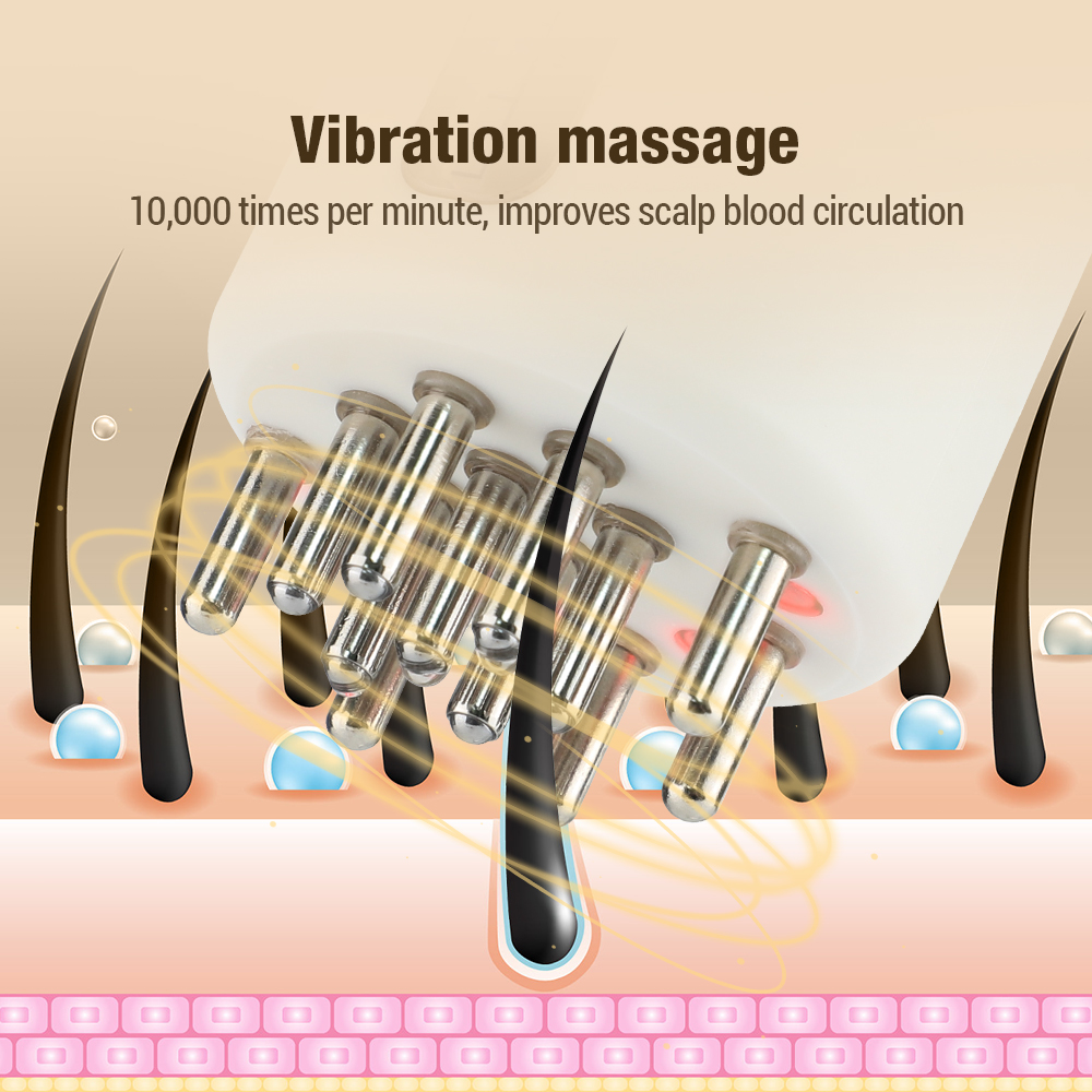Wibracje elektryczne grzebień  – Scalp Massager Electric recenzja i cena