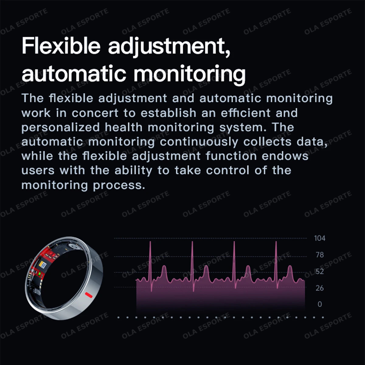 Inteligentny pierścień sportow – Blood Oxygen Monitor recenzja i cena