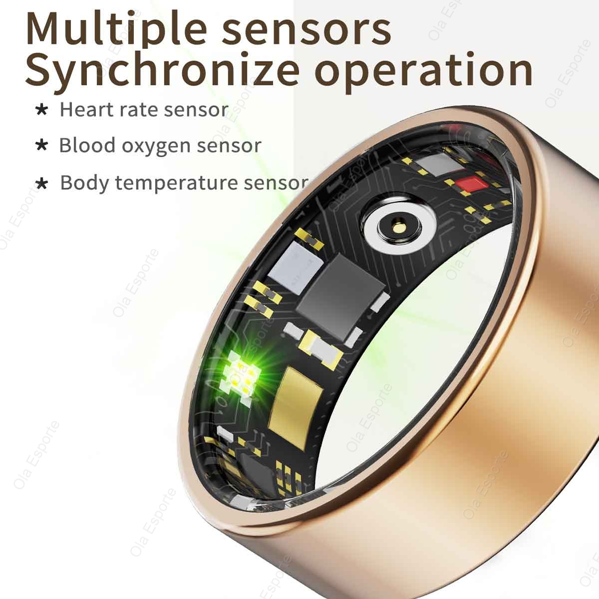 Inteligentny pierścień ze stop – Blood Oxygen Monitor recenzja i cena